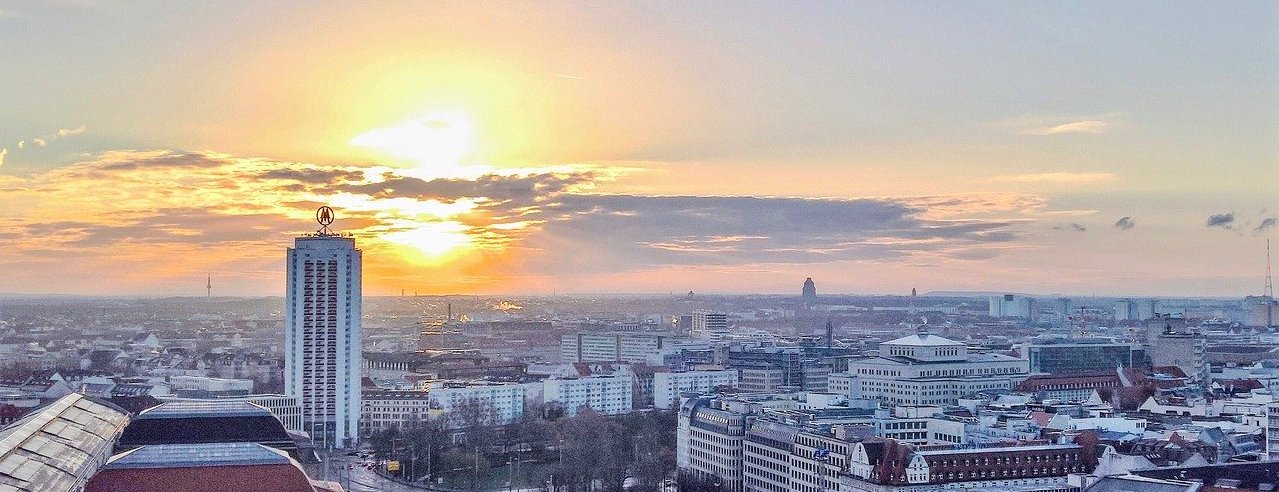 Bild der Leipziger Skyline